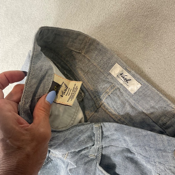 Kasil Heritage Pant Womens Size 27 By David Lim Blue Low Rise Bootcut Pants USA - Picture 2 of 6